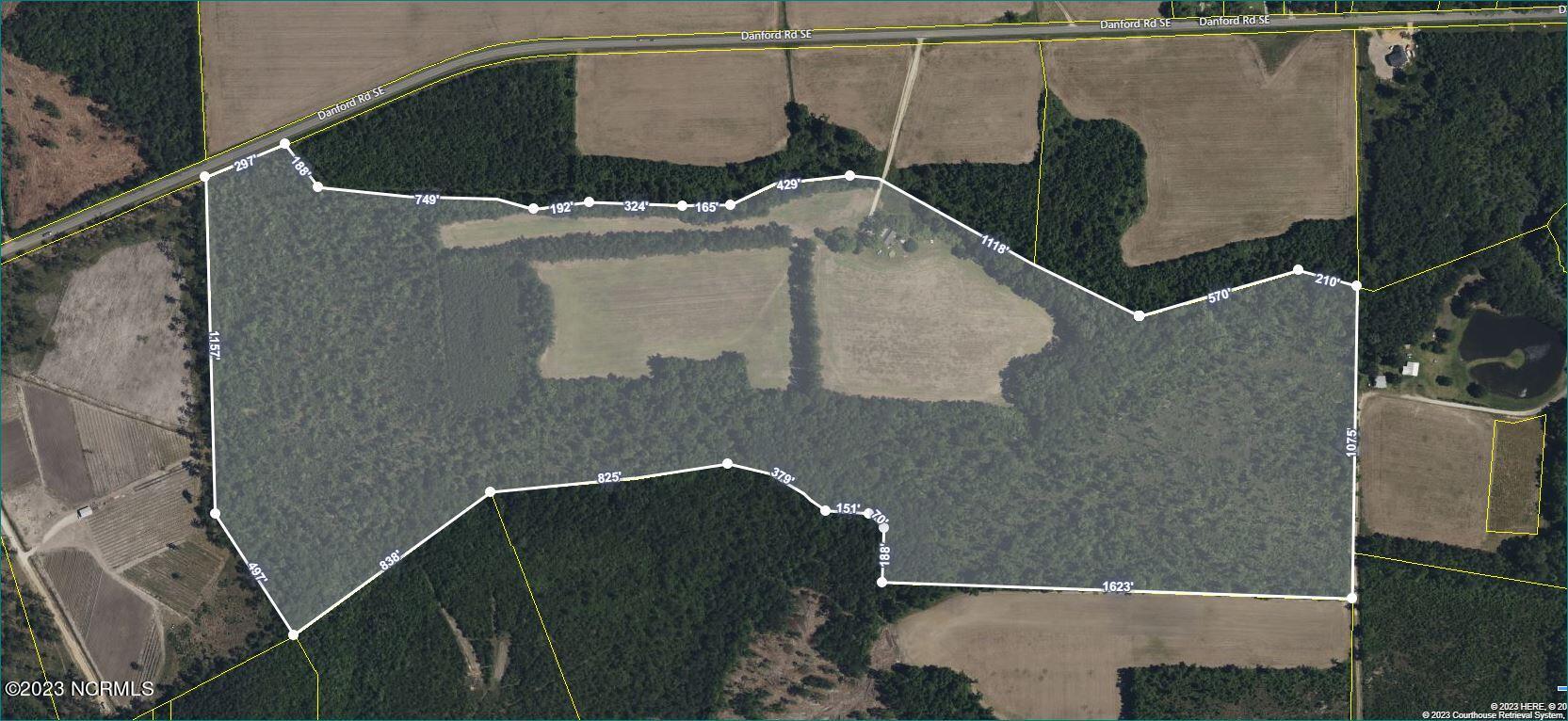 950 Danford Road Bolivia, NC 28422 - Photo 2 of 3 Dimensions of Tract , APPROX. 101 ACRES