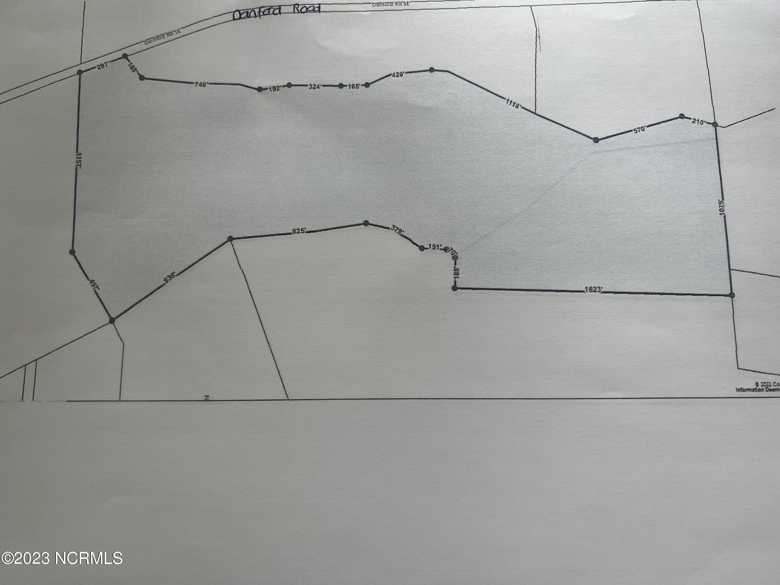 950 Danford Road Bolivia, NC 28422 - Photo 3 of 3 Dimensions of Tract , APPROX. 101 ACRES