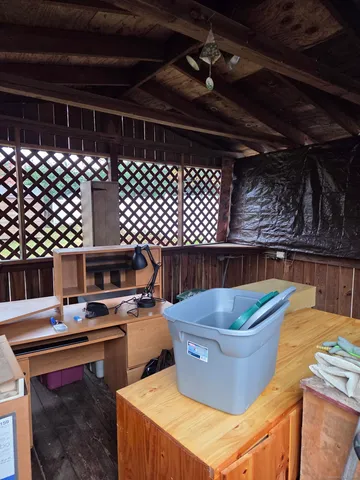 a view of storage and utility room