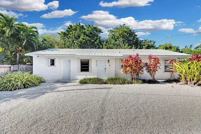 front view of house with a street