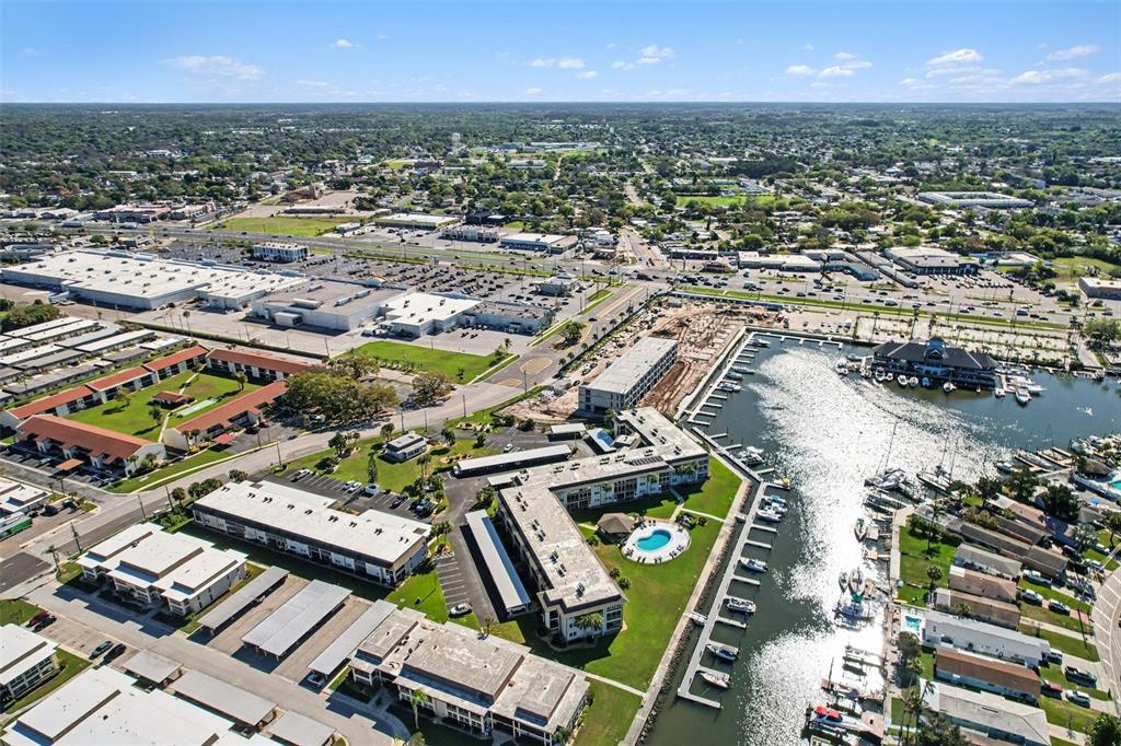 5197 Silent Loop, Unit 121 New Port Richey, FL 34652 - Photo 34 of 36 an aerial view of residential houses with outdoor space