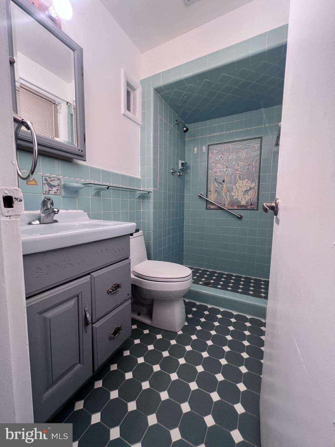 3620 Marlbrough Way College Park, MD 20740 - Photo 14 of 30 a bathroom with a sink a toilet and mirror