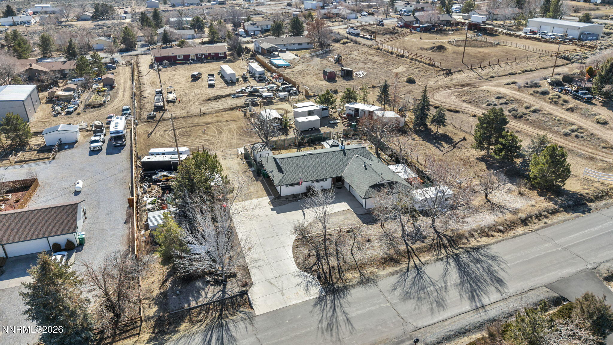 10200 Shiloh Drive Reno, NV 89508 - Photo 3 of 37 an aerial view of residential houses with outdoor space