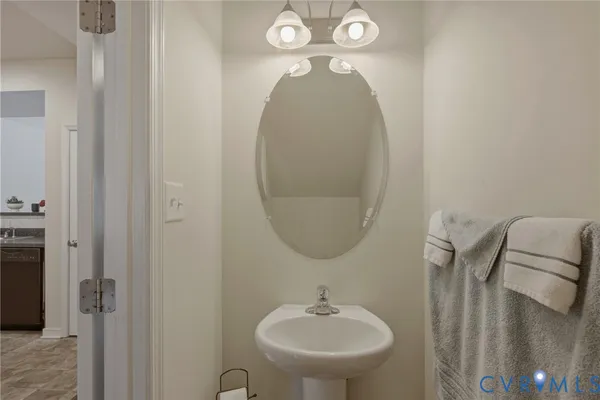 a backyard of a house with seating space