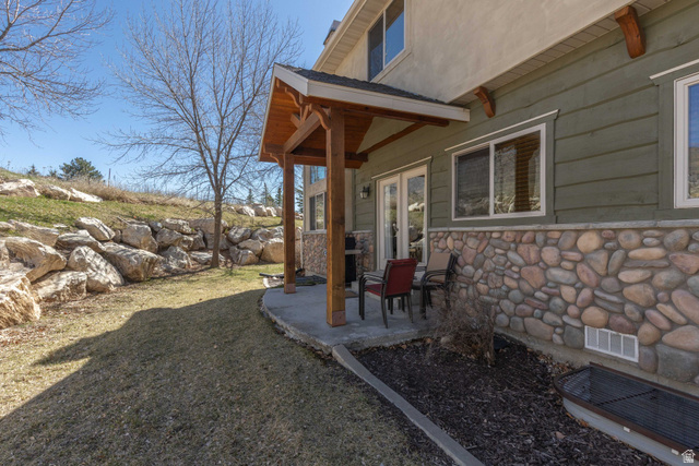 5168 Fairview Loop, Unit C604 Eden, UT 84310 - Photo 38 of 53 View of yard with a patio area