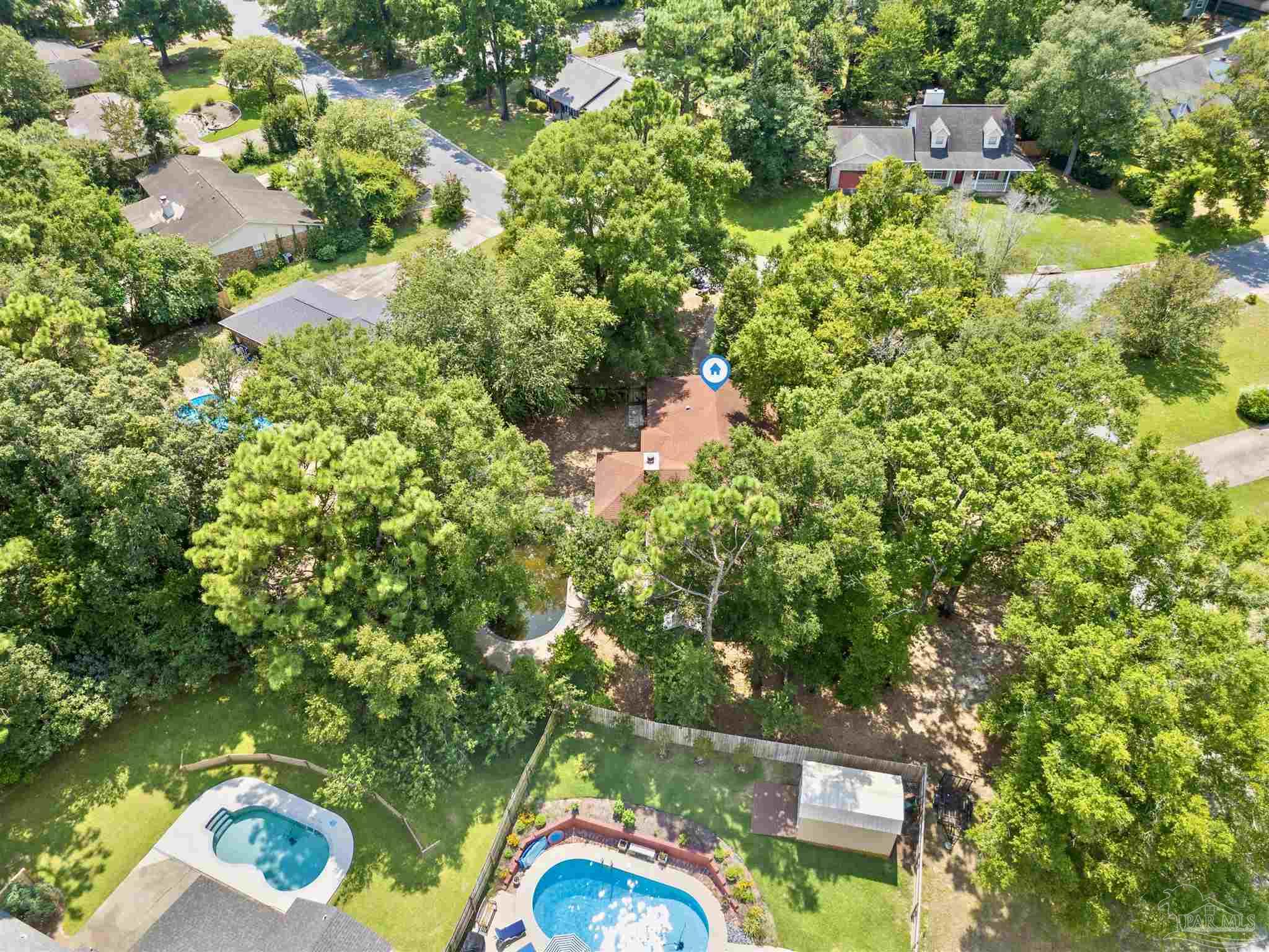 1151 Stone Bridge Road Pensacola, FL 32514 - Photo 46 of 52 a view of yard along with trees