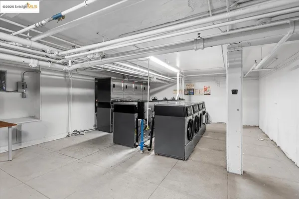 a view of a storage & utility room