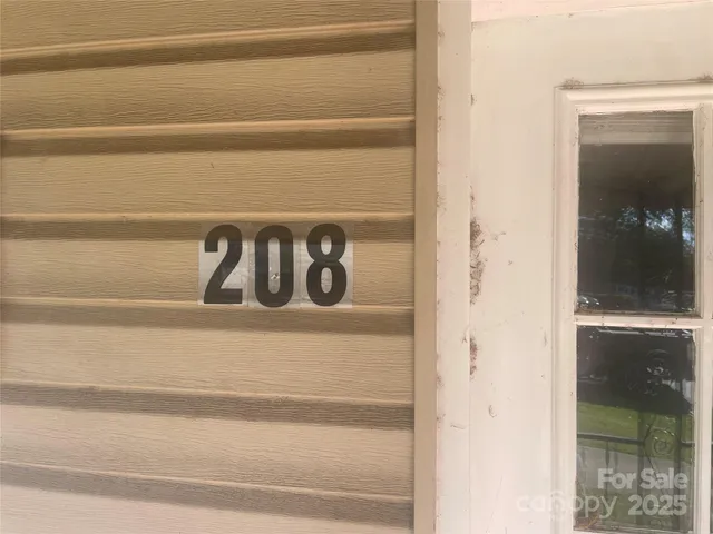 a close view of vanity