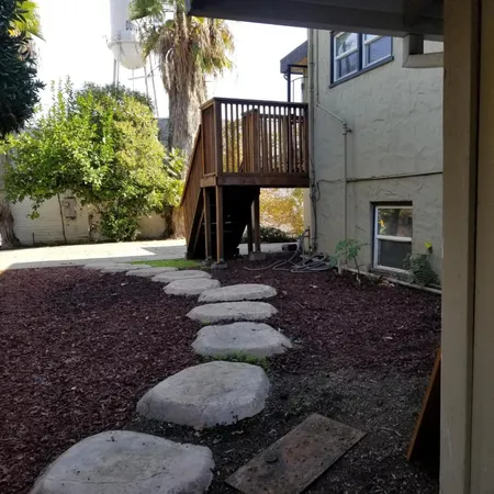 a view of outdoor space and yard