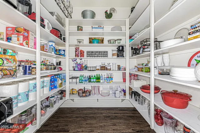 a room with storage and utility