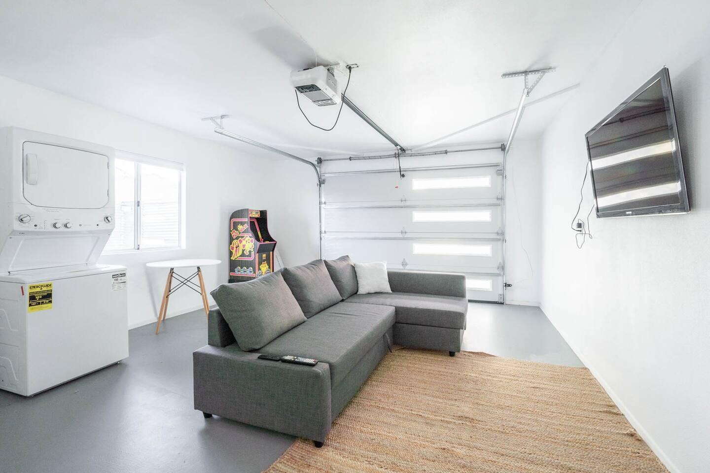 6635 Morongo Road Twentynine Palms, CA 92277 - Photo 21 of 31 a living room with furniture and a wooden floor