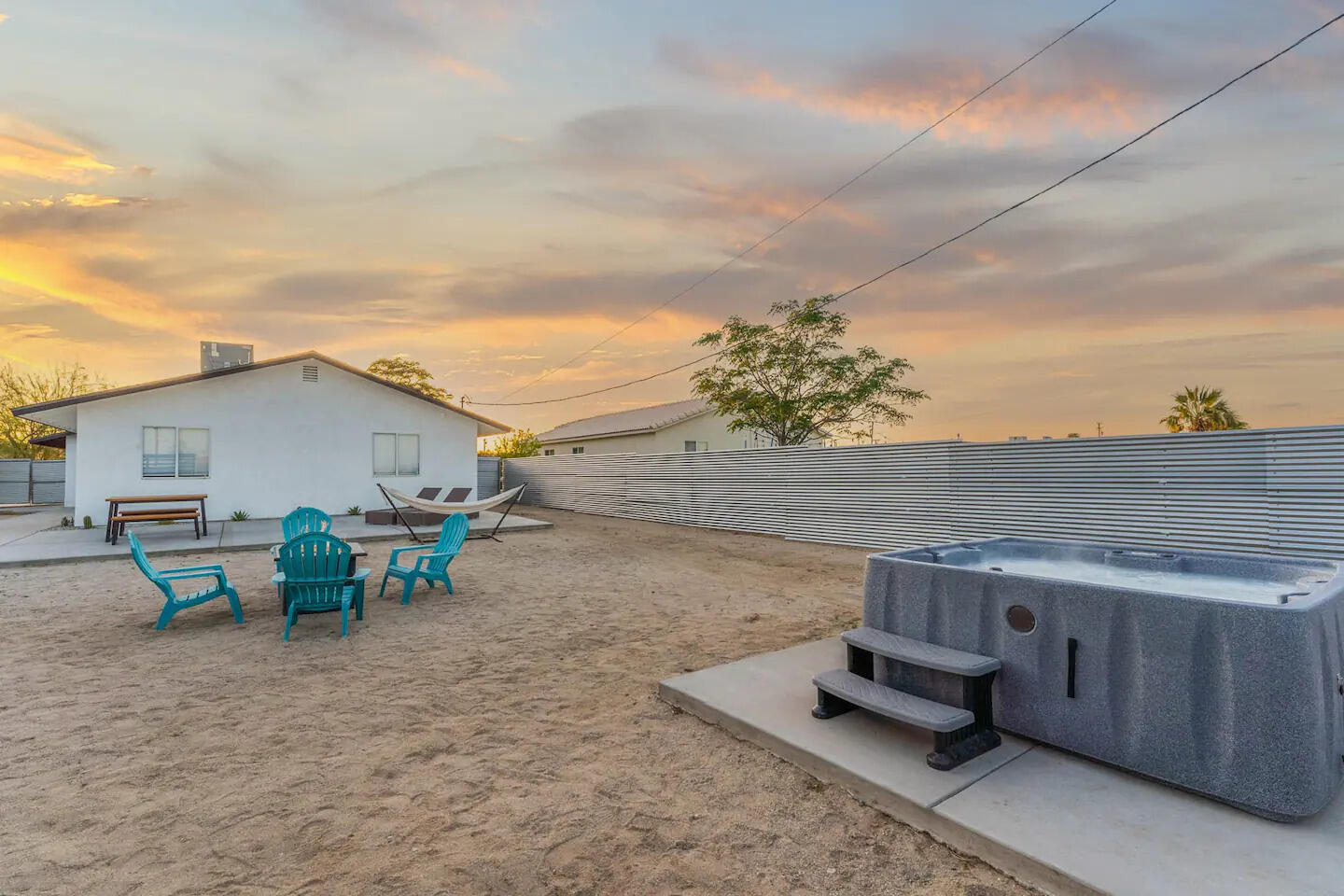 6635 Morongo Road Twentynine Palms, CA 92277 - Photo 29 of 31 a view of a terrace with chairs