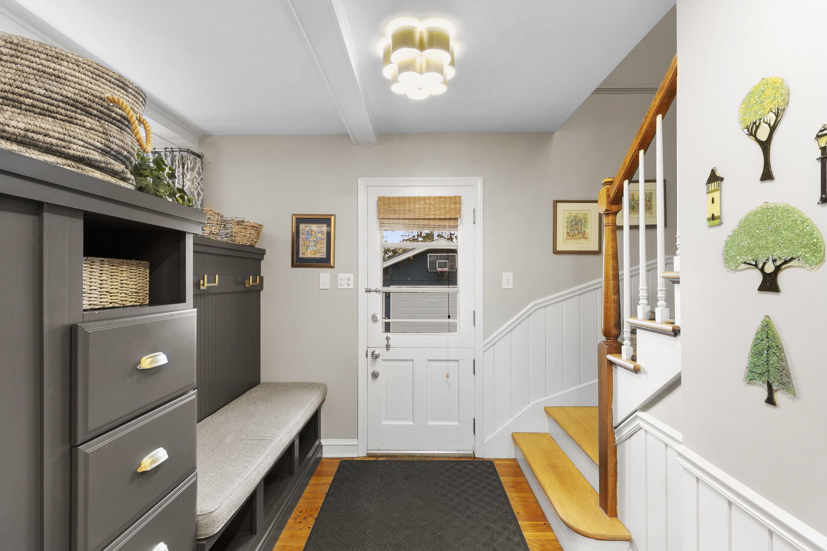 478 Uvedale Road Riverside, IL 60546 - Photo 11 of 40 a view of a bedroom with furniture and staircase