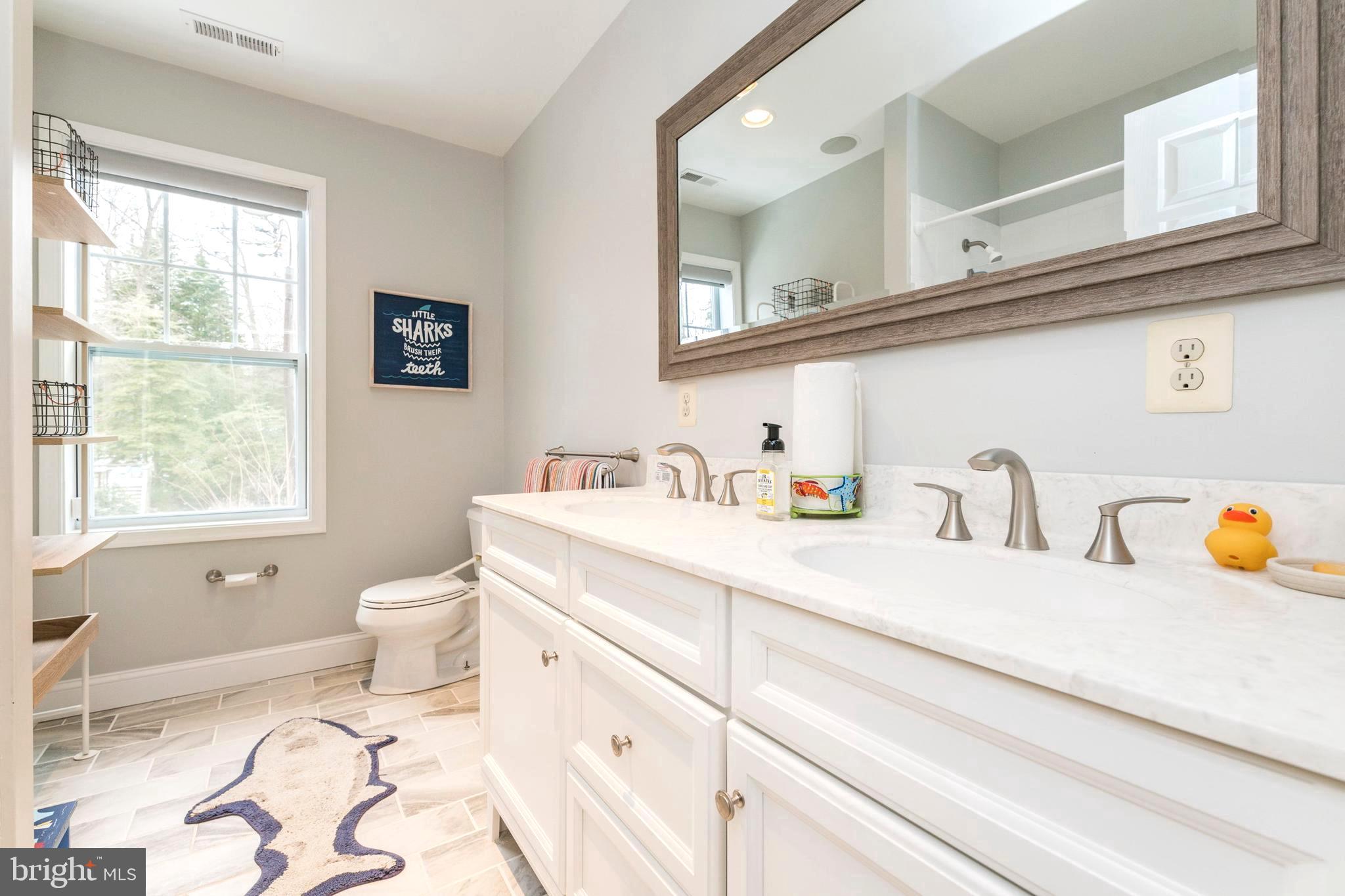 1865 Poplar Road Annapolis, MD 21401 - Photo 28 of 62 Hall Bath with Double Sink Vanity