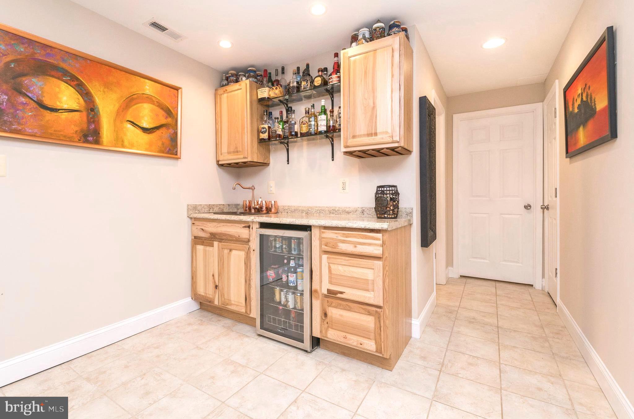 1865 Poplar Road Annapolis, MD 21401 - Photo 34 of 62 with Wet Bar and Drink Fridge