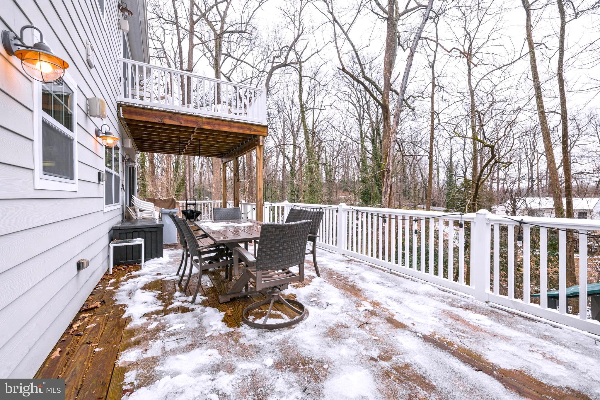 1865 Poplar Road Annapolis, MD 21401 - Photo 42 of 62 Large Deck overlooks Back Yard