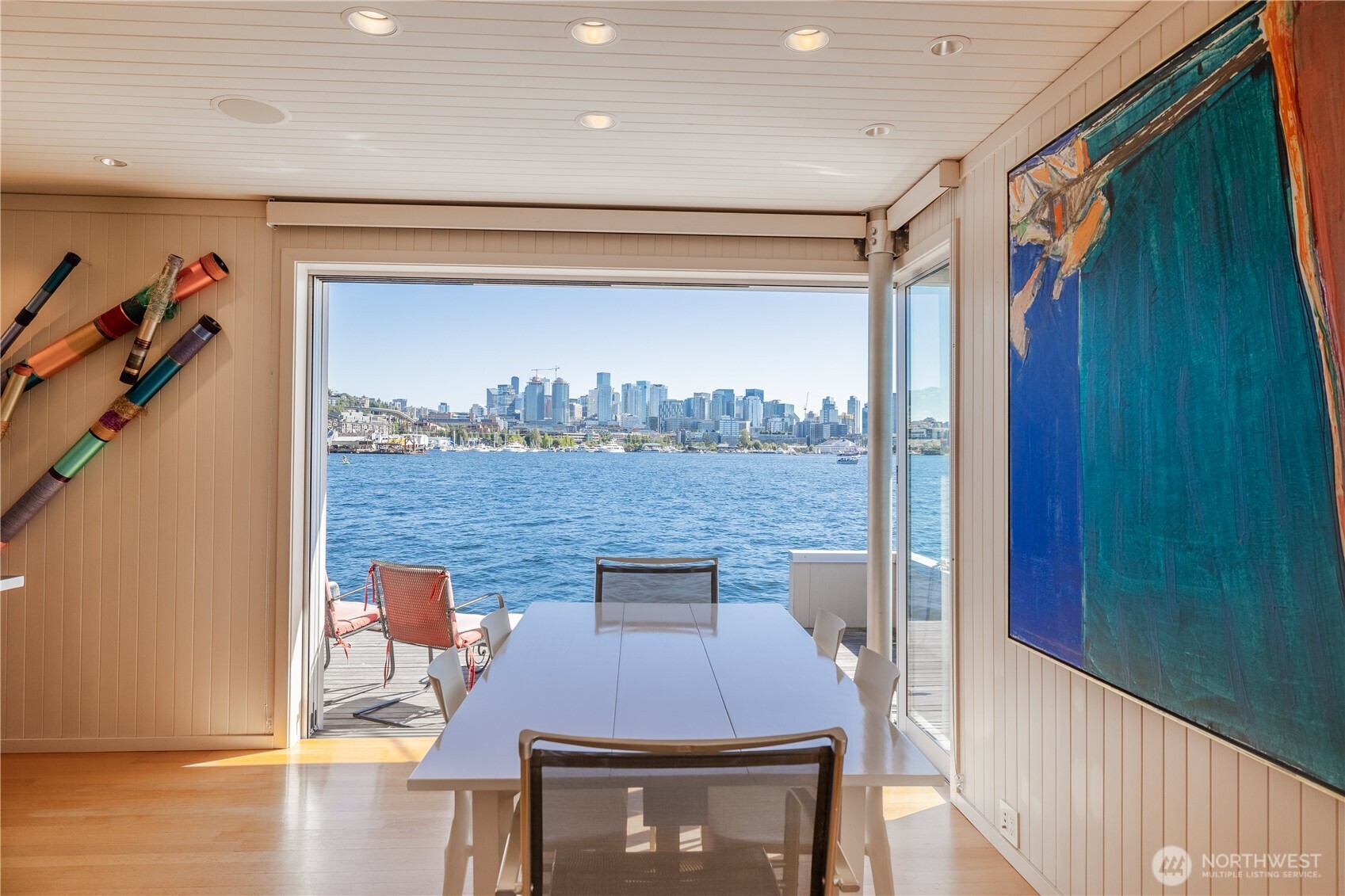2017 Fairview Avenue East, Unit I Seattle, WA 98102 - Photo 13 of 34 a view of living room with furniture and a floor to ceiling window