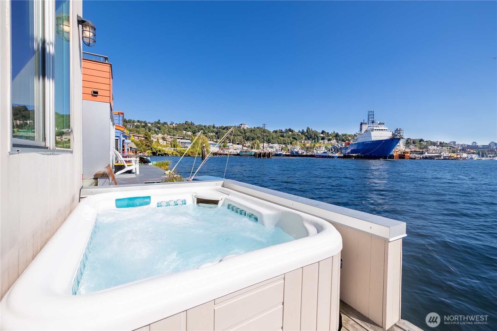 2017 Fairview Avenue East, Unit I Seattle, WA 98102 - Photo 28 of 34 a view of a swimming pool with a terrace