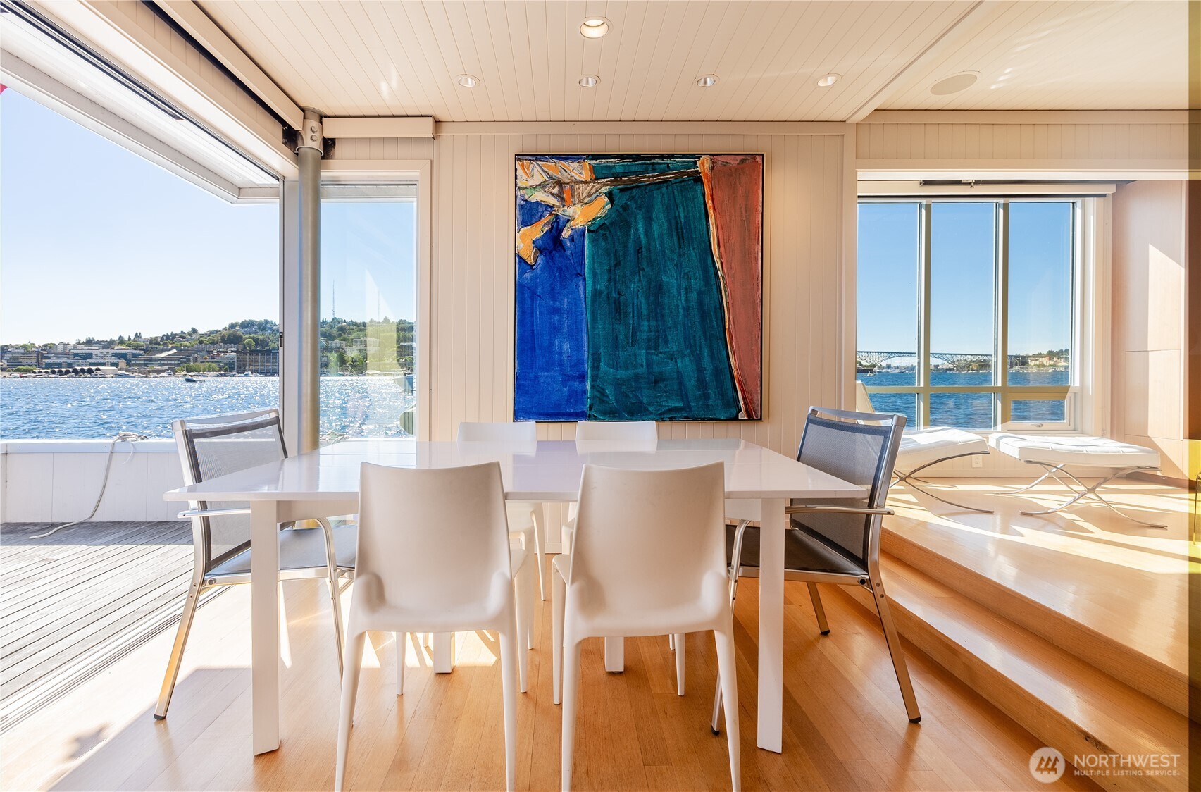 2017 Fairview Avenue East, Unit I Seattle, WA 98102 - Photo 4 of 34 a view of a dining room with furniture window and outside view