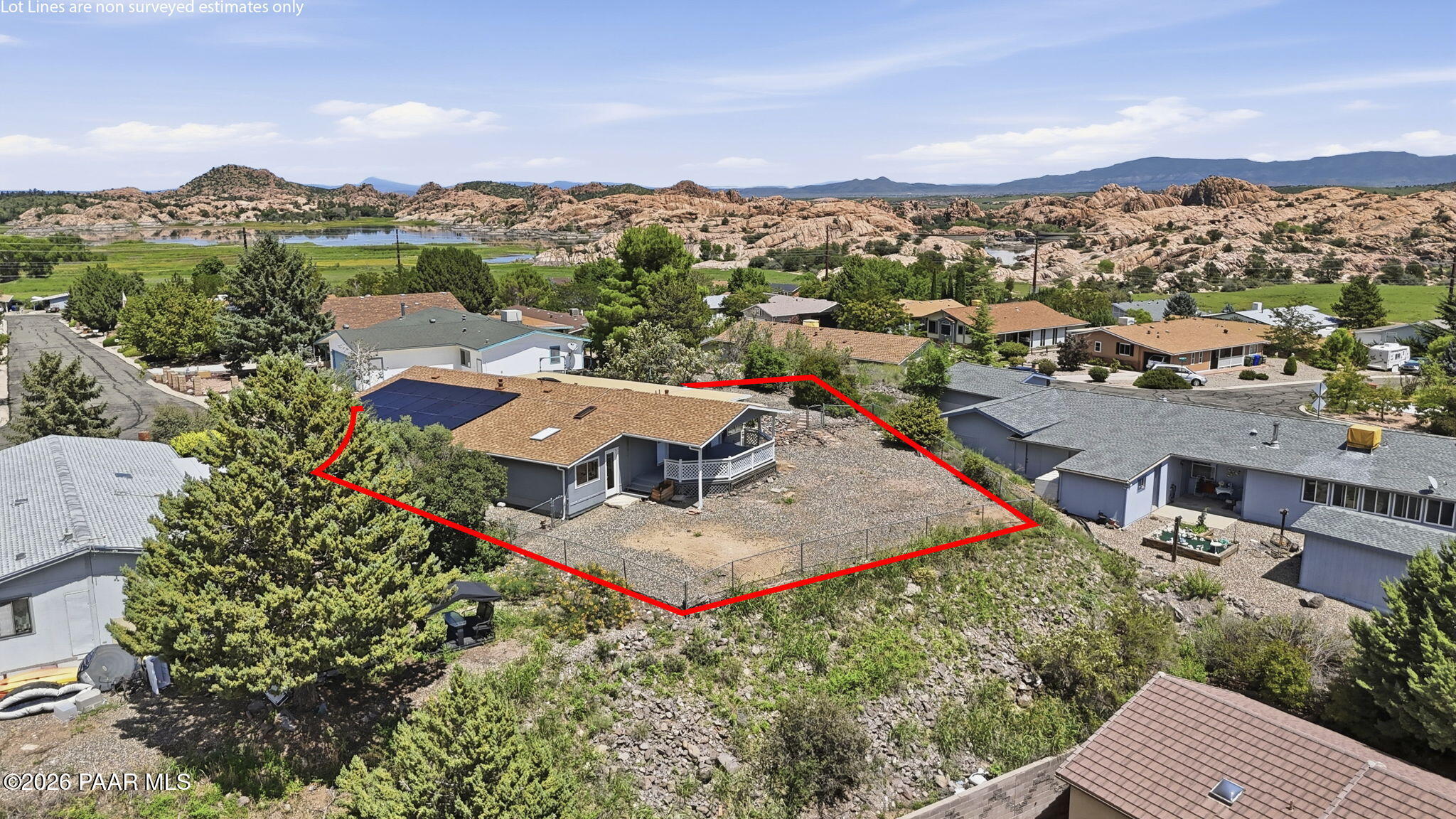1853 Ridgeview Road Prescott, AZ 86301 - Photo 24 of 39 REAR AERIAL