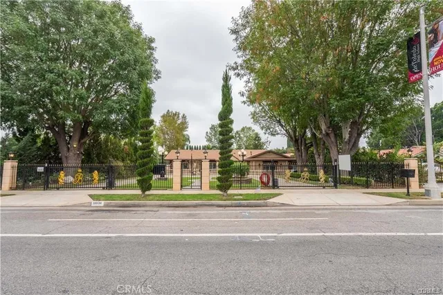 a view of a city view from a street