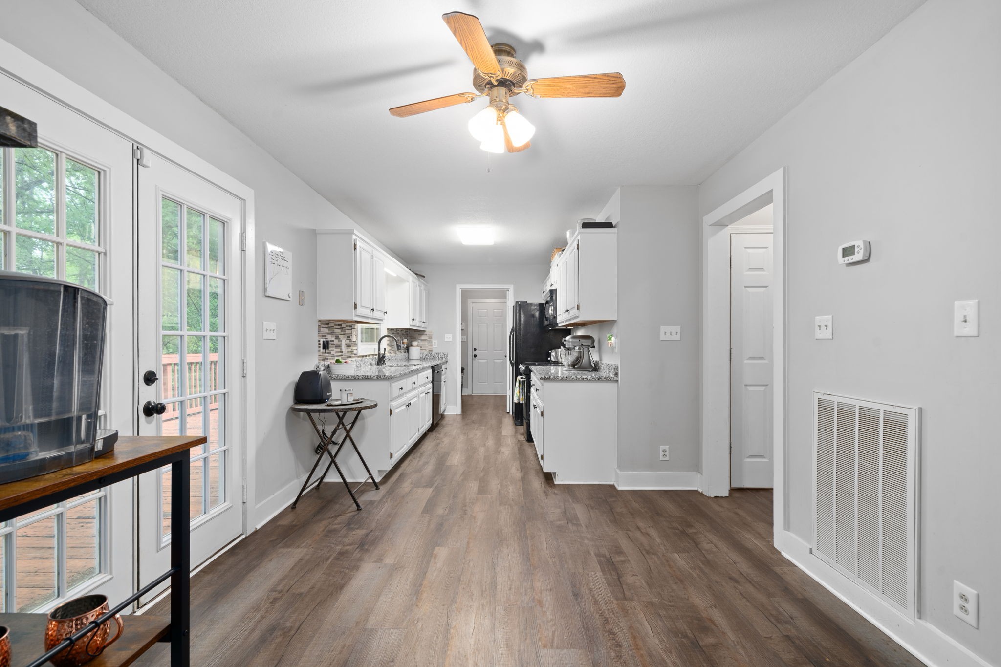 1925 7 Mile Ferry Road Clarksville, TN 37040 - Photo 16 of 57 a view of kitchen with sink and wooden floor