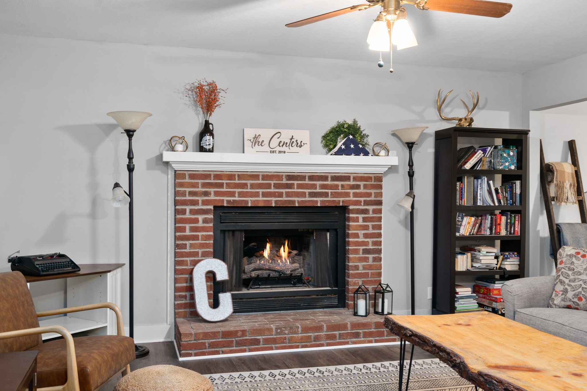 1925 7 Mile Ferry Road Clarksville, TN 37040 - Photo 9 of 57 a living room with furniture and a fireplace