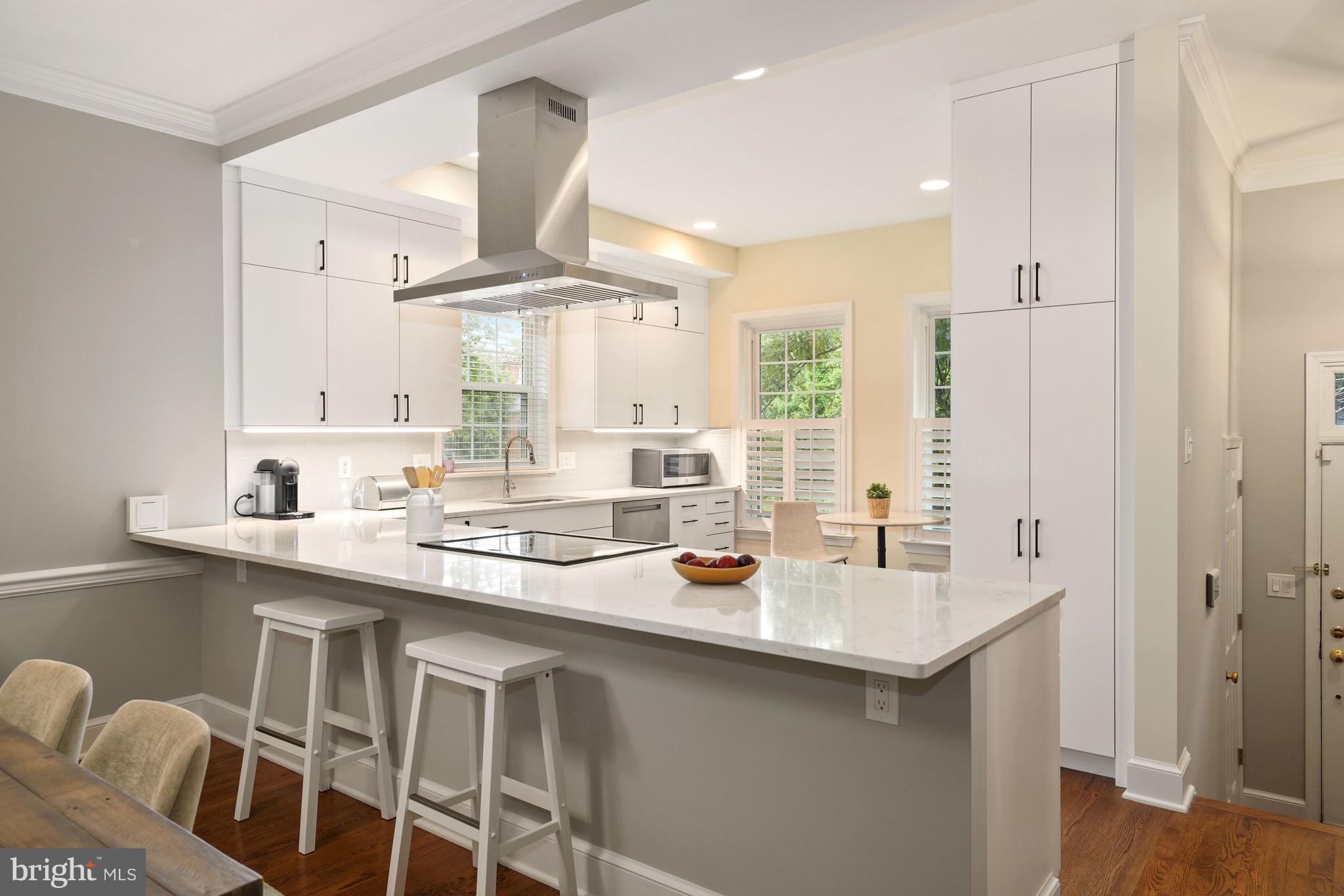 3644 Reservoir Road Northwest Washington, DC 20007 - Photo 4 of 28 Renovated Kitchen
