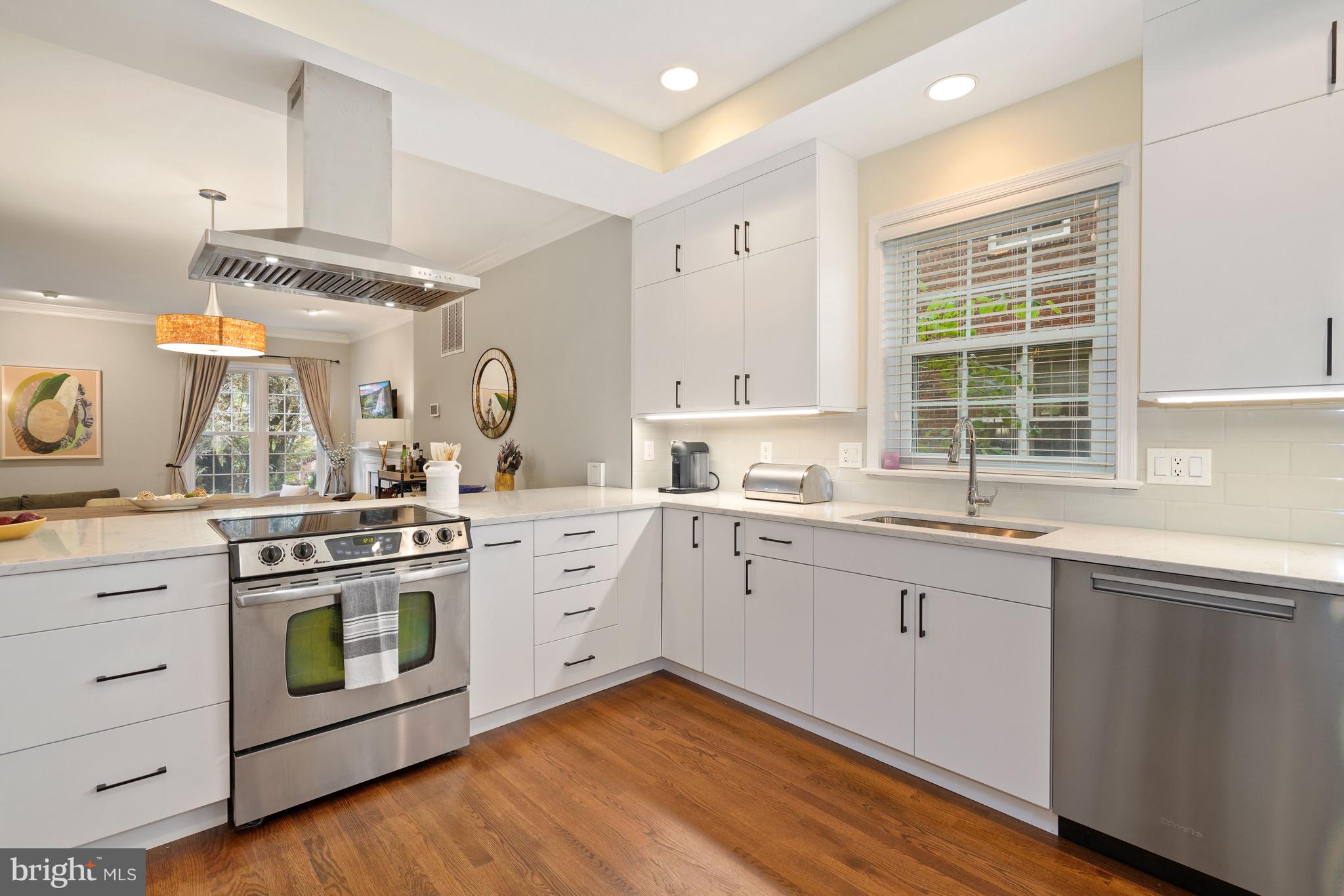 3644 Reservoir Road Northwest Washington, DC 20007 - Photo 5 of 28 Renovated Kitchen
