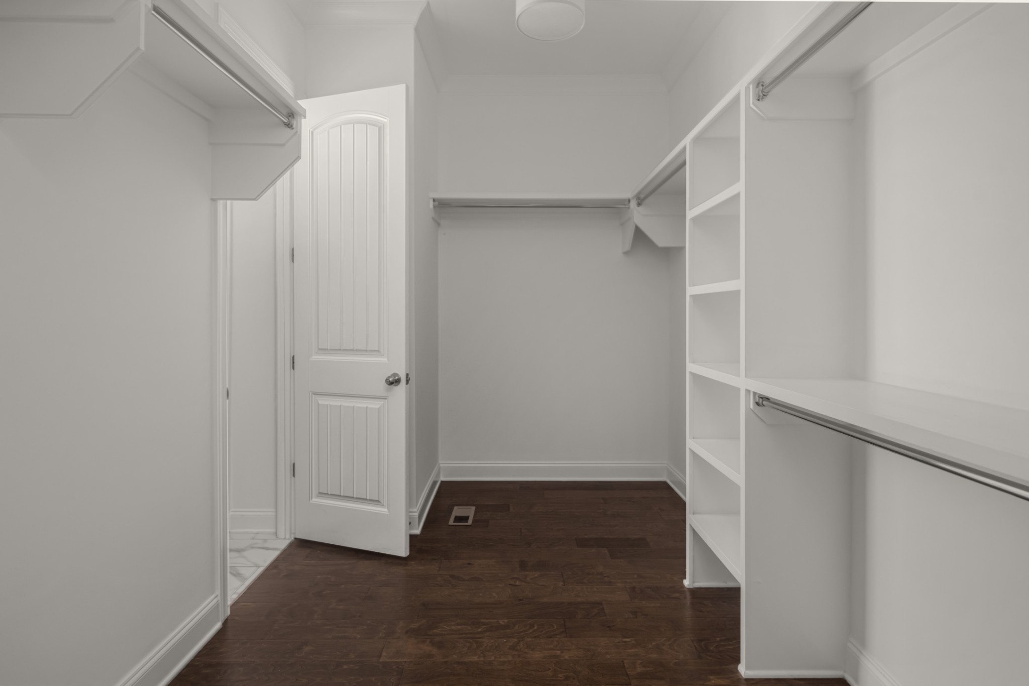 449 River Bluff Drive Franklin, TN 37064 - Photo 32 of 51 a view of walk in closet with empty racks