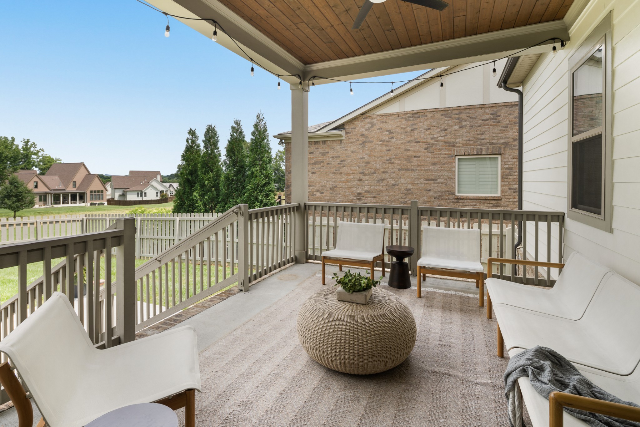 449 River Bluff Drive Franklin, TN 37064 - Photo 42 of 51 a balcony with table and chairs