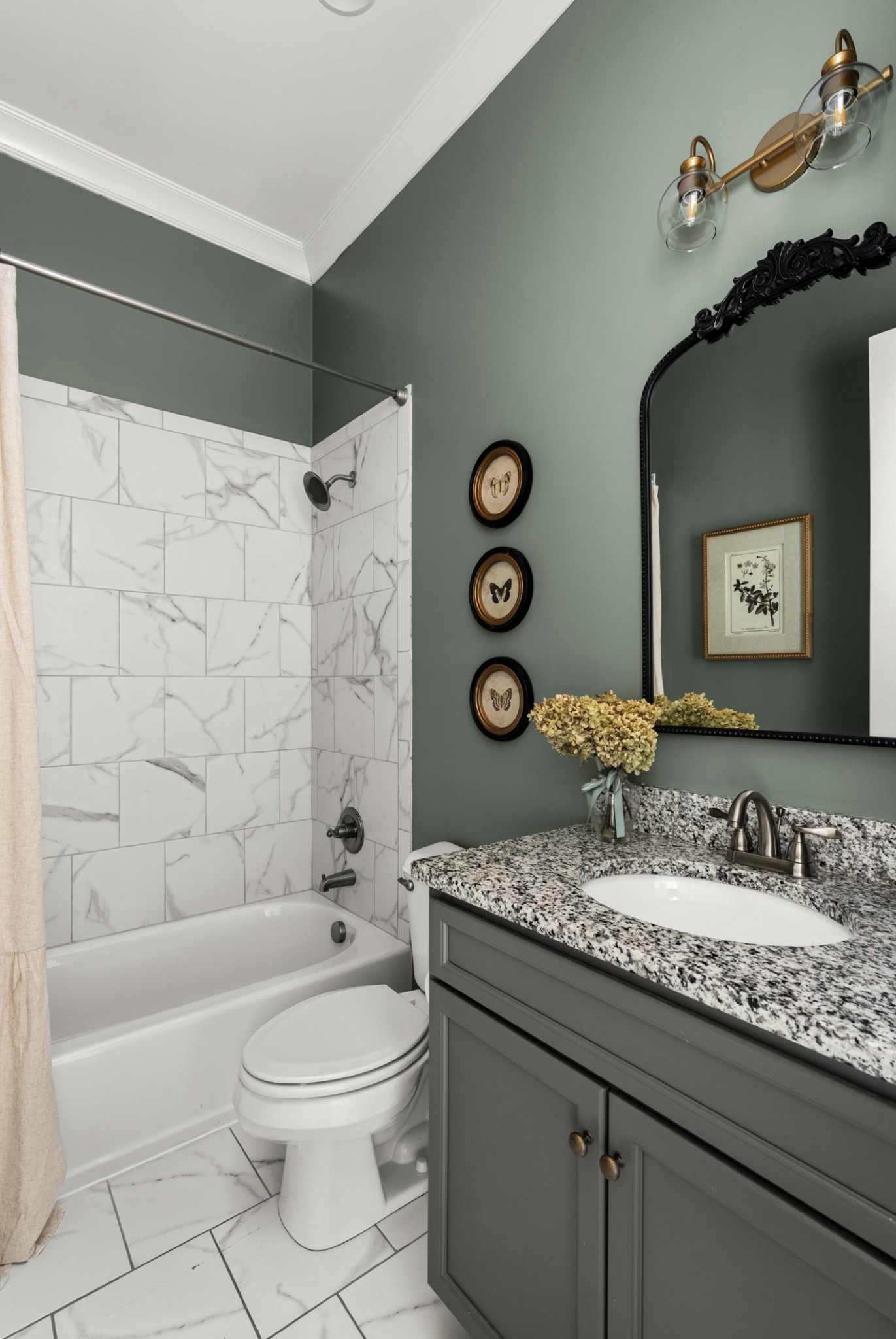 449 River Bluff Drive Franklin, TN 37064 - Photo 6 of 51 a bathroom with a granite countertop sink mirror vanity and toilet