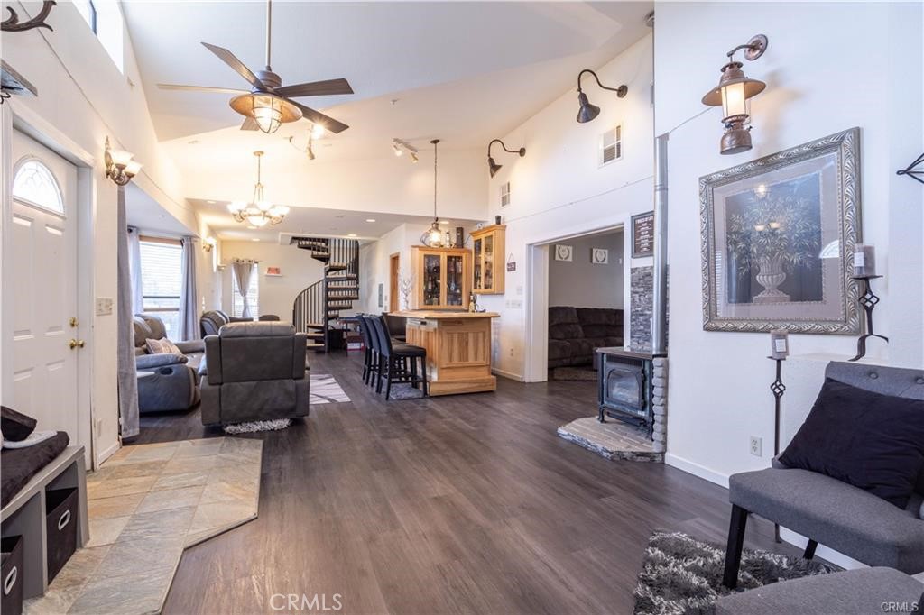 30090 Briggs Road Agua Dulce, CA 91390 - Photo 4 of 23 a living room with furniture and a wooden floor