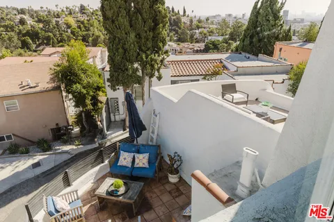 a view of balcony and patio
