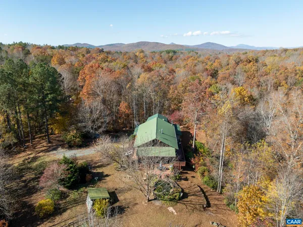 a backyard of a house