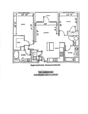 a picture of a floor plan