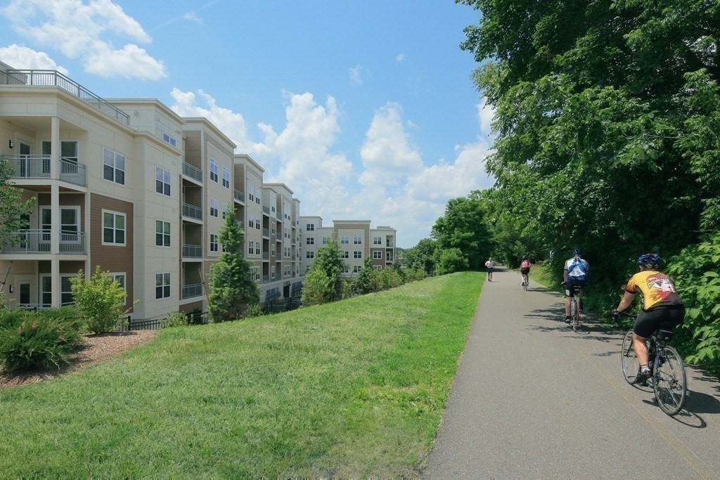 30 Mill Street, Unit 105 Arlington, MA 02476 - Photo 31 of 33 a view of a garden with a pathway