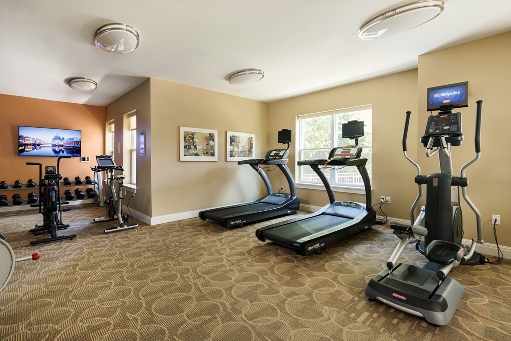 30 Mill Street, Unit 105 Arlington, MA 02476 - Photo 9 of 33 a view of a room with gym equipment