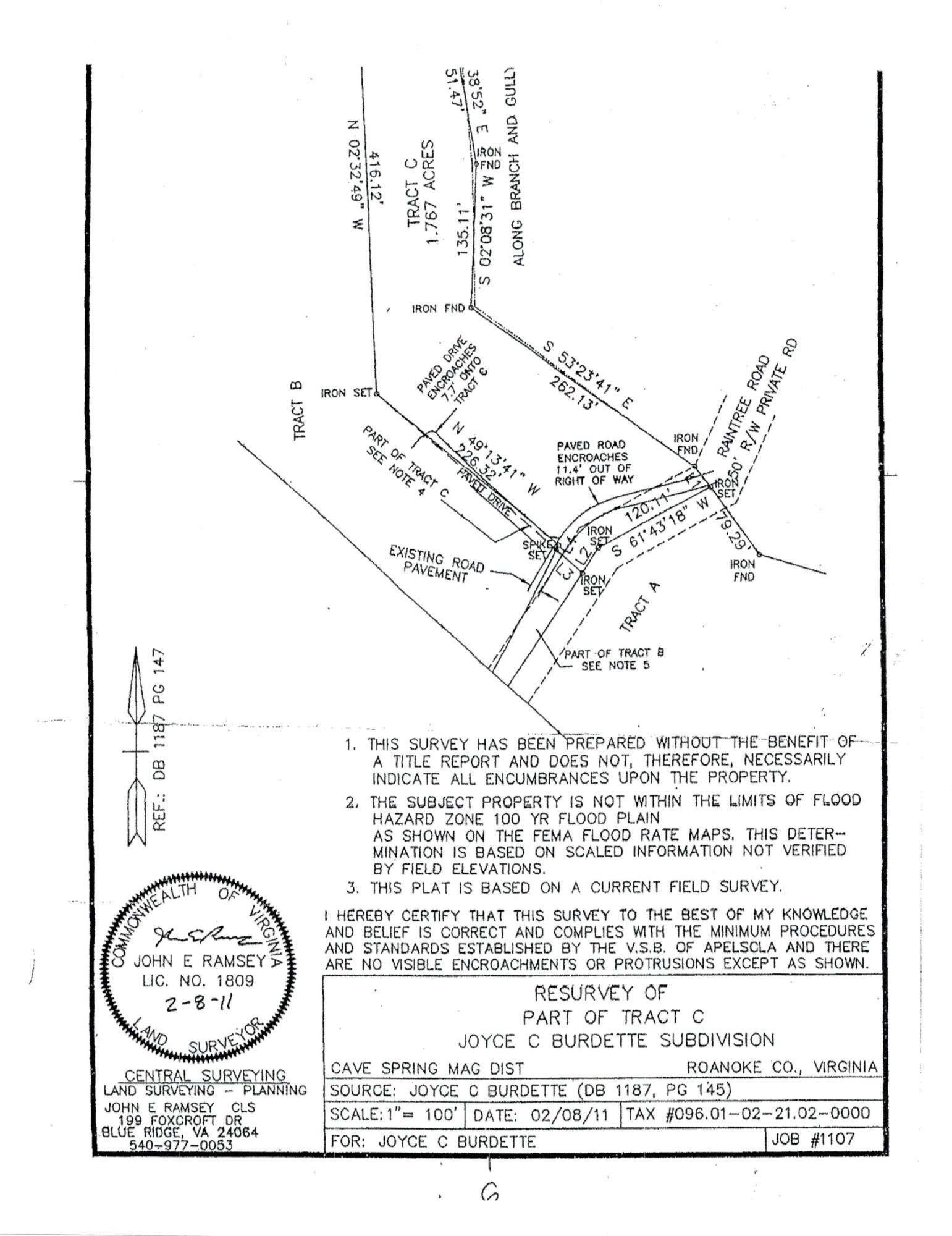 0 Raintree Road Roanoke, VA 24018 - Photo 2 of 4 survey