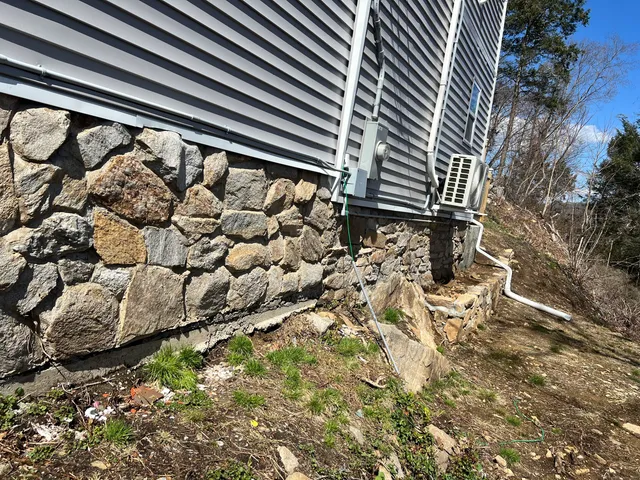 a view of a house with a balcony