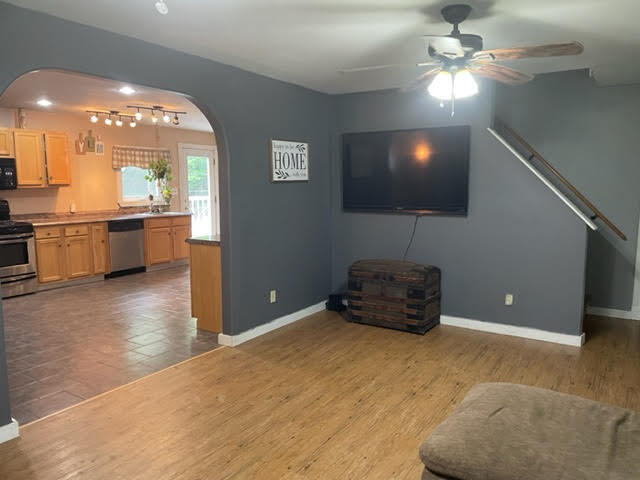 160 Lancaster Road Canaan, ME 04924 - Photo 5 of 46 Living room opens into spacious kitchen