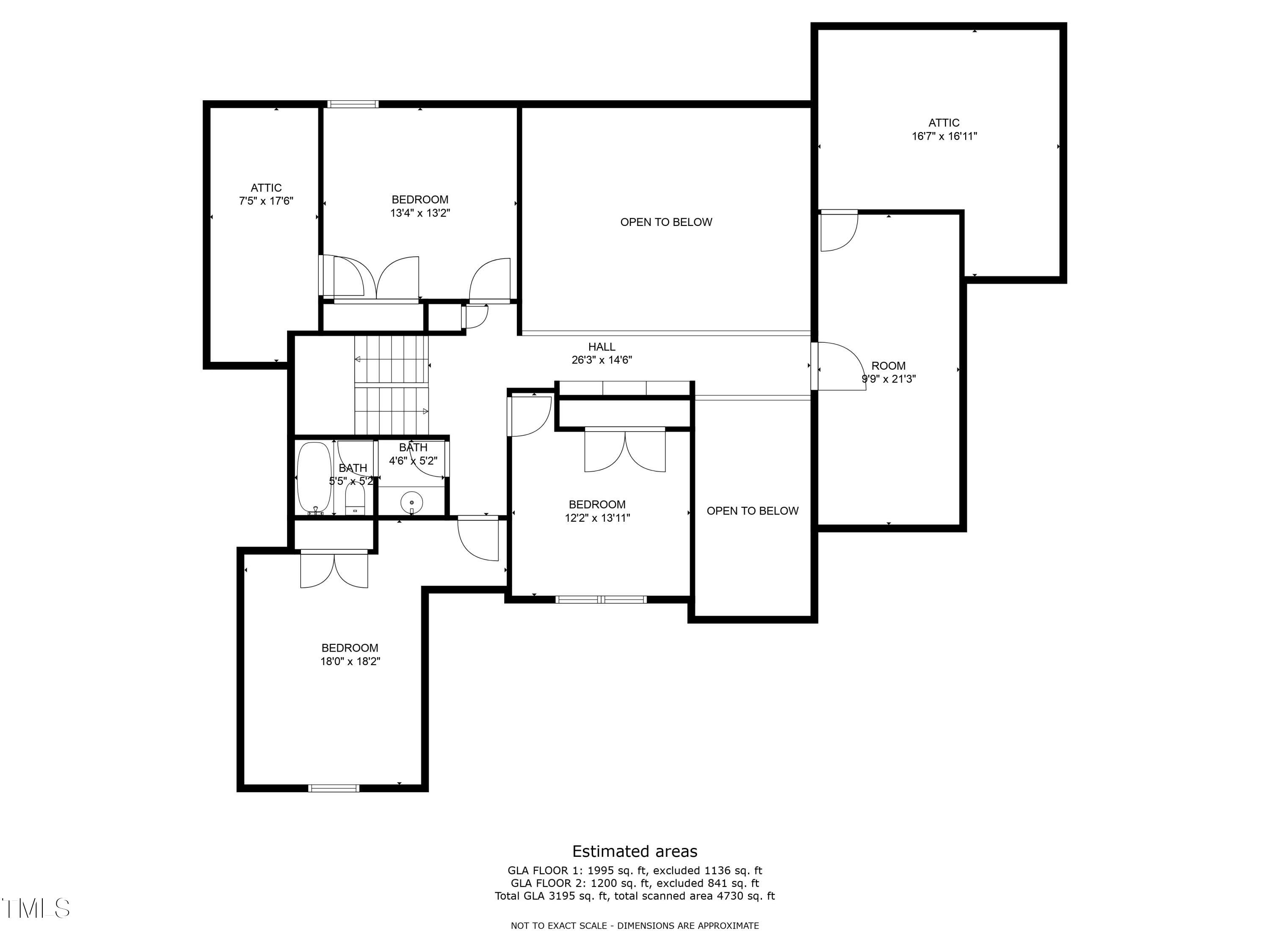 8480 Kennebec Road Willow Spring, NC 27592 - Photo 33 of 68 2nd_floor_8480_kennebec_road_willow_spri