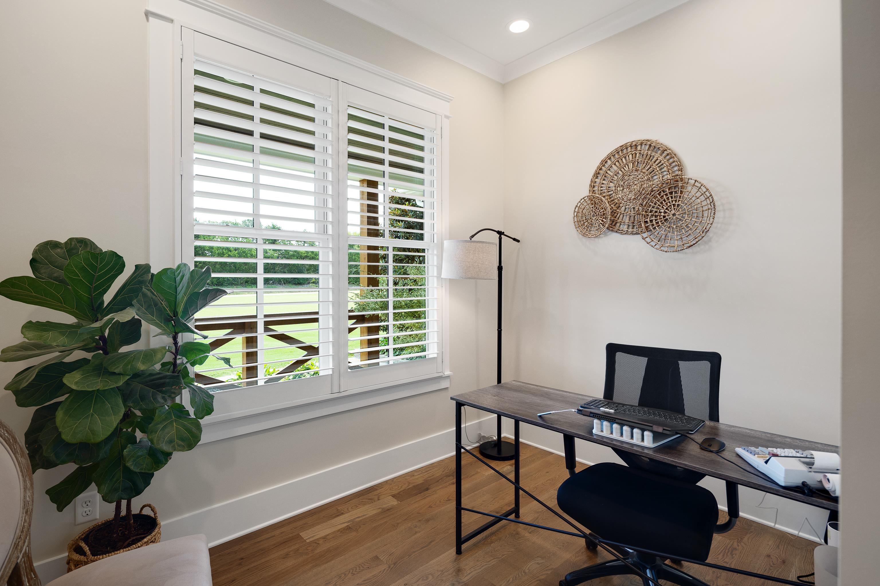 805 Shady Grove Road Williston, TN 38076 - Photo 19 of 40 Recessed ceiling lighting, crown molding, wood-finish flooring, and window shutters