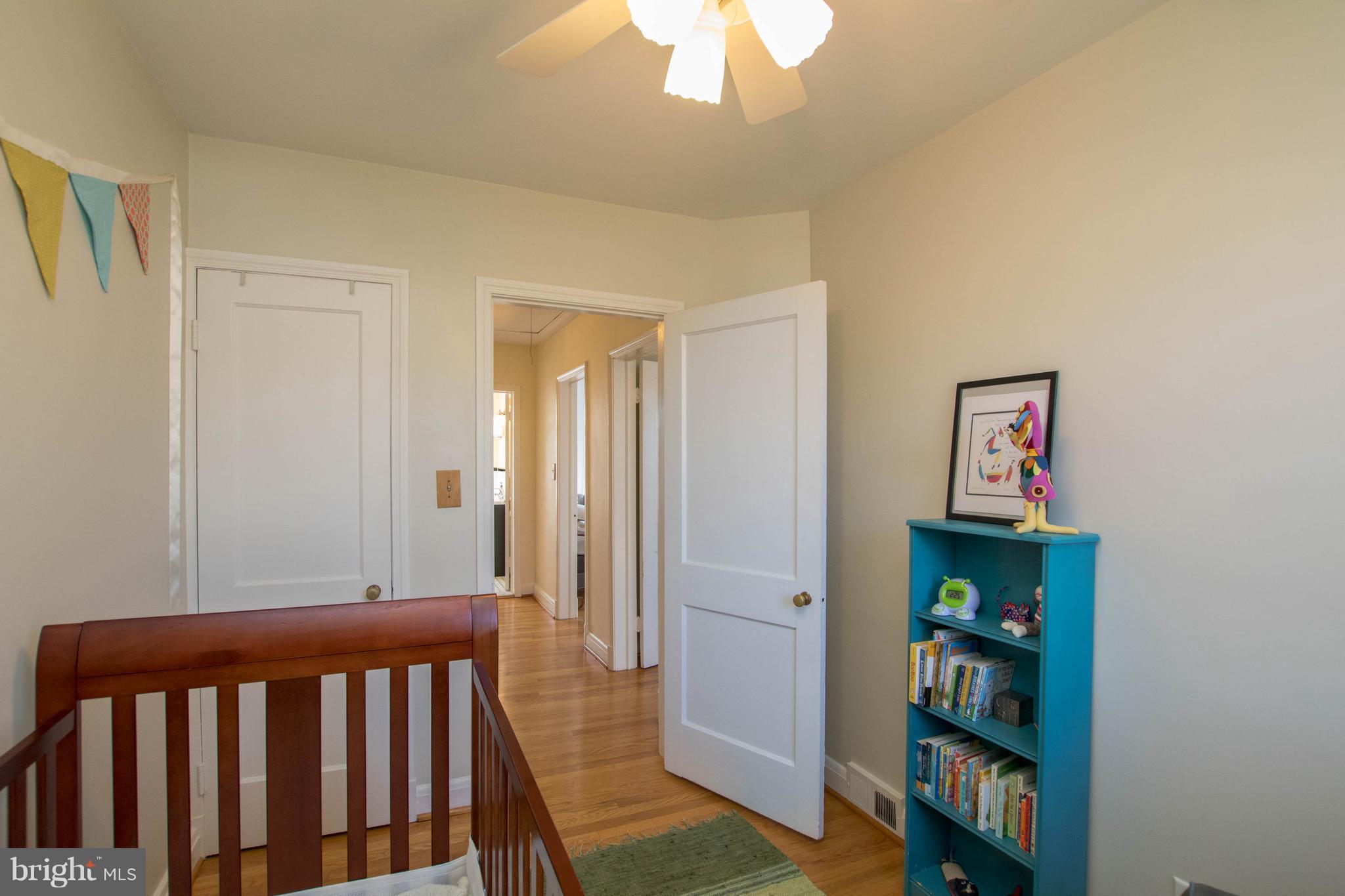 128 Overbrook Road Baltimore, MD 21212 - Photo 18 of 29 a view of a hallway with wooden floor and closet