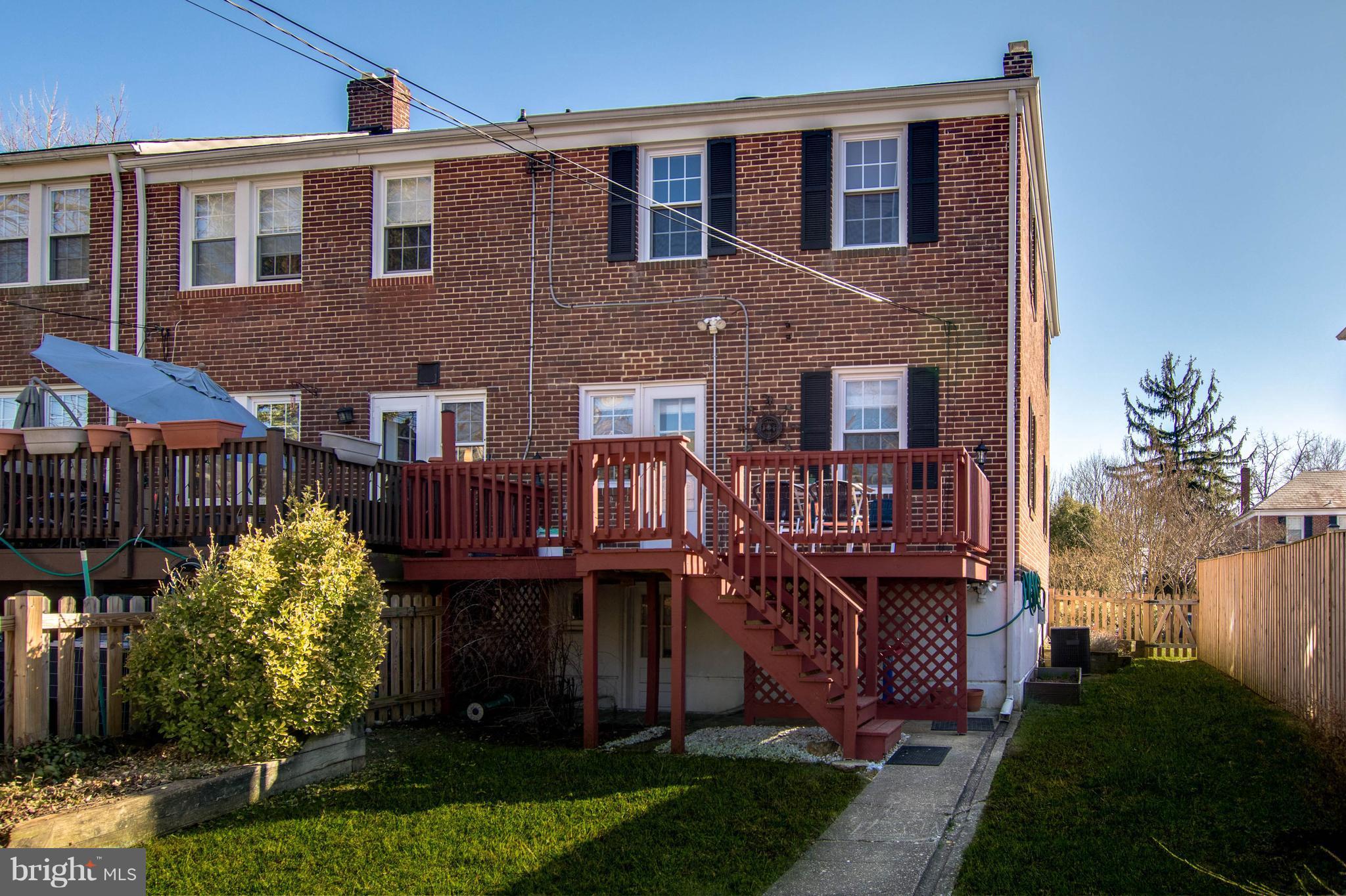 128 Overbrook Road Baltimore, MD 21212 - Photo 27 of 29 a view of residential houses with yard and deck