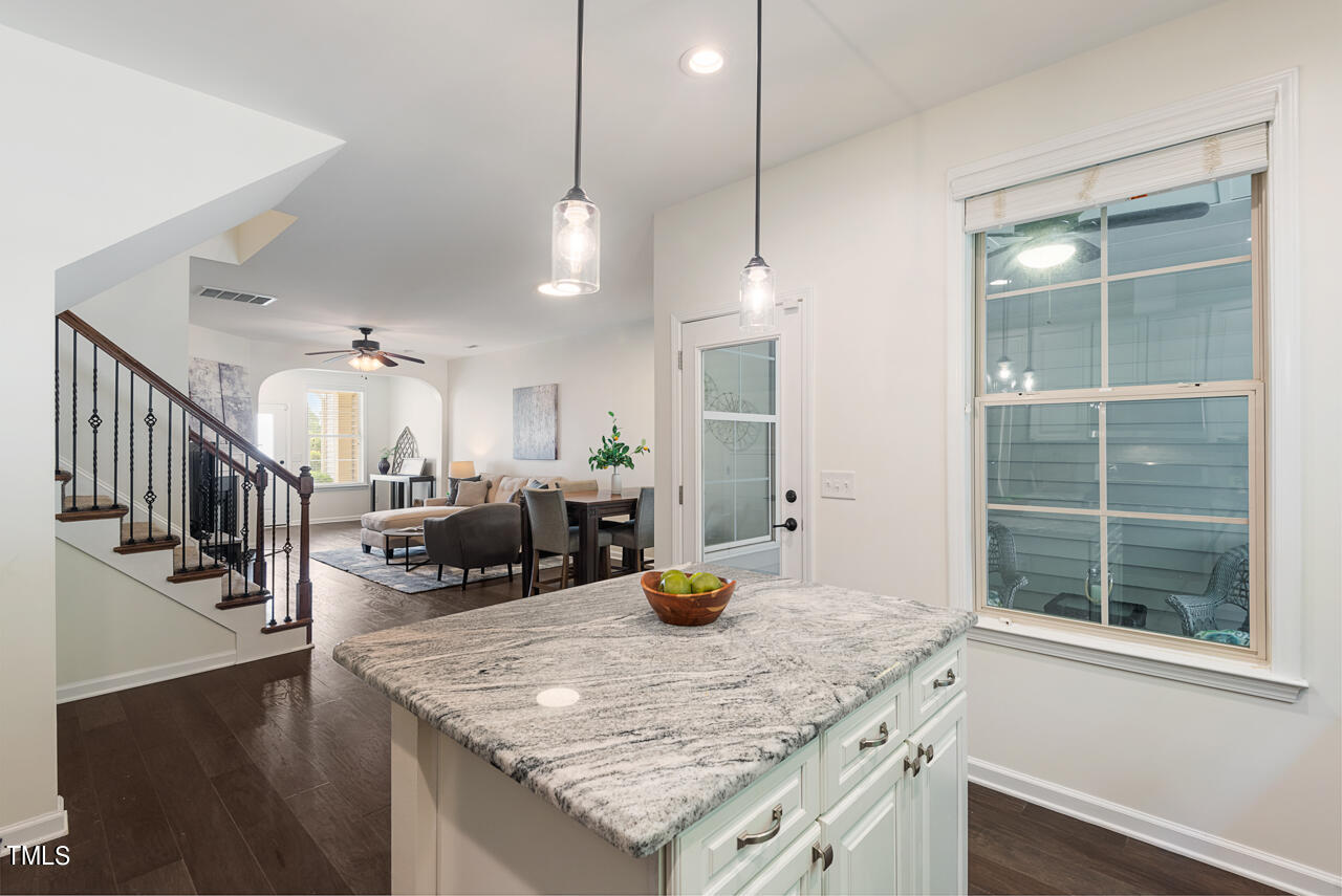 26 Intuition Circle Durham, NC 27705 - Photo 14 of 42 a kitchen with sink table and chairs