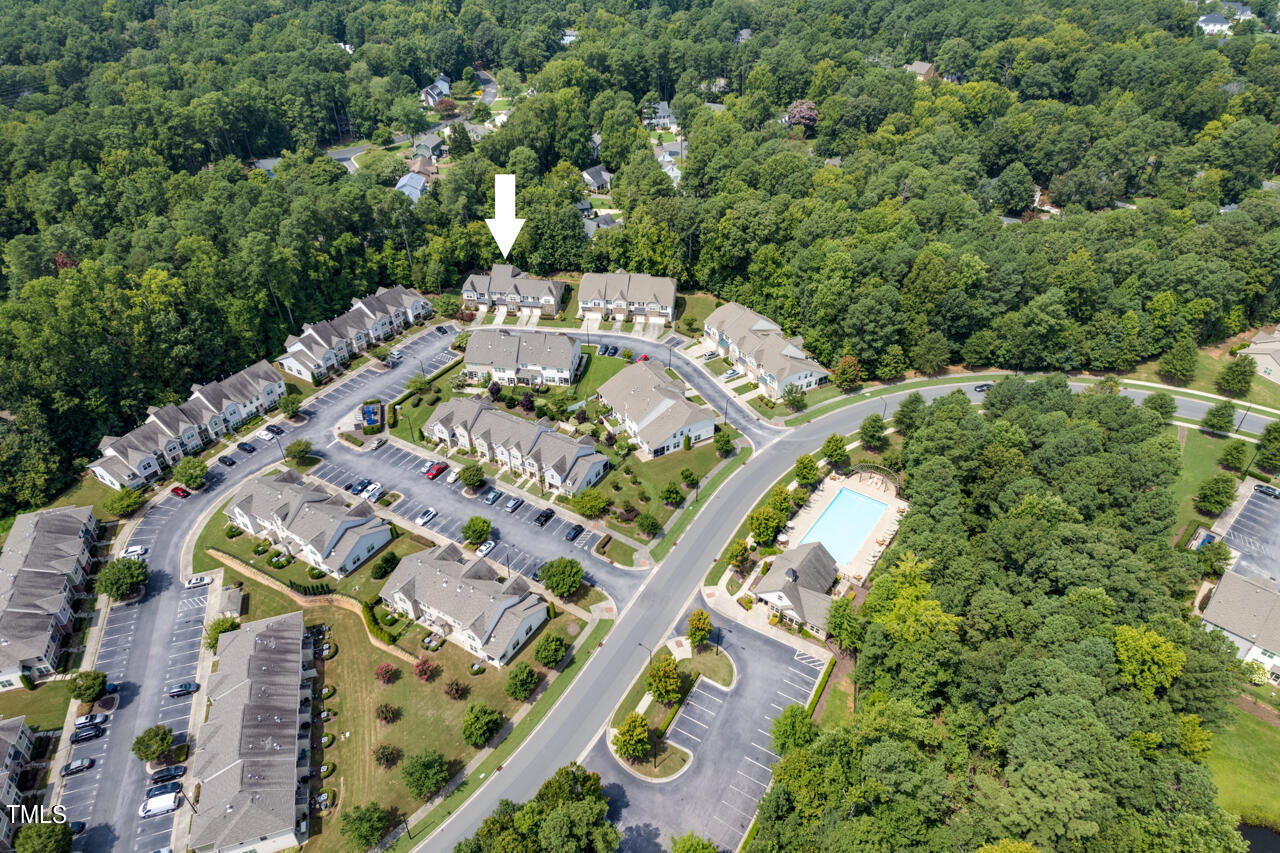 26 Intuition Circle Durham, NC 27705 - Photo 41 of 42 an aerial view of a house with a yard