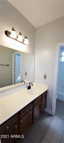 a view of a hallway with a white walls