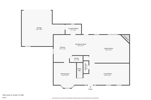 $371,200 | 4005 Cavalier Drive, Rowlett, TX 75088