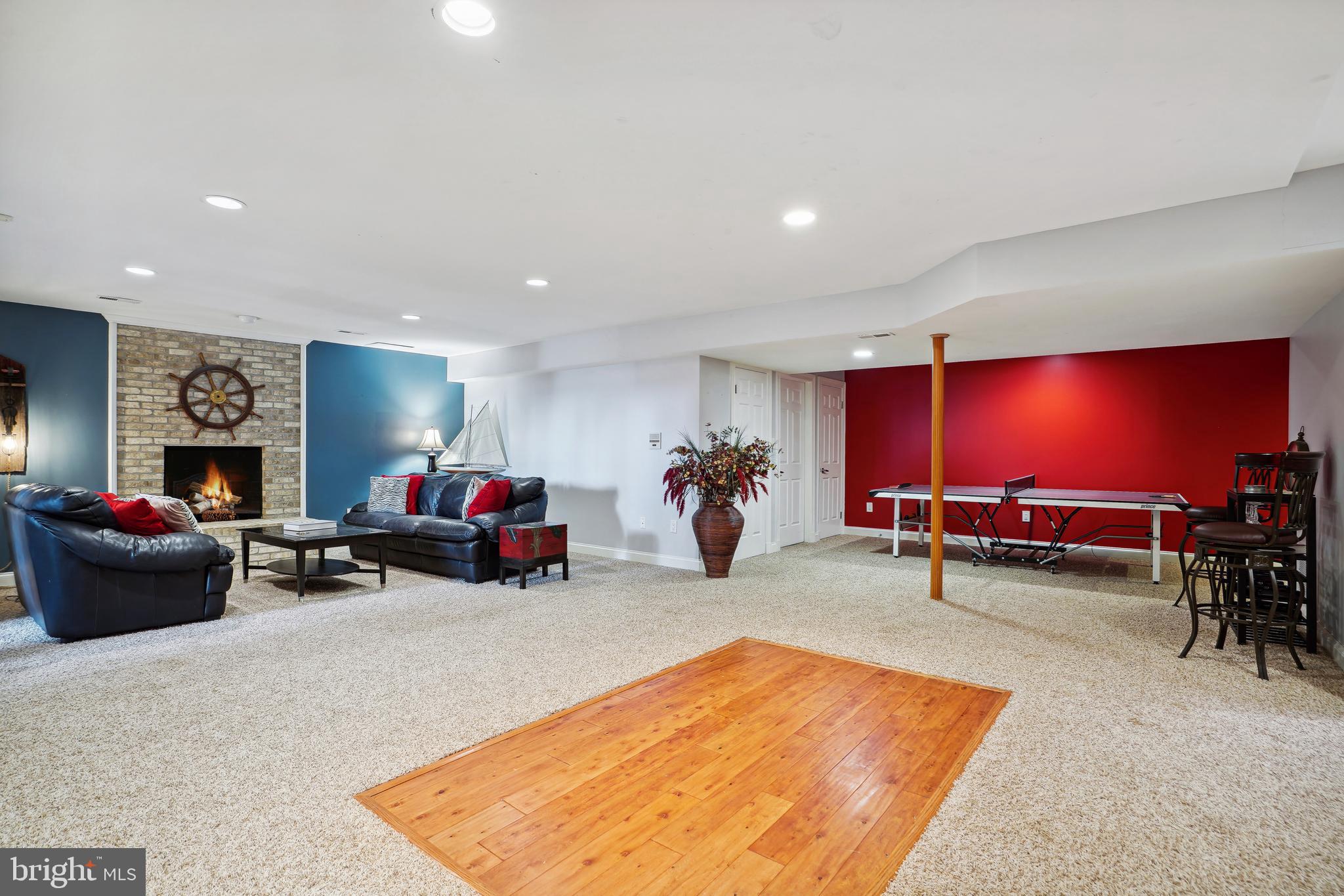 8611 Split Oak Circle Bethesda, MD 20817 - Photo 44 of 60 Lower Level Recreation Room